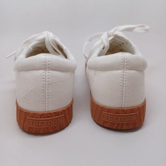 Tretorn Sneakers Nyliteplus White Canvas Lace Up Womens 9 - Picture 5 of 13